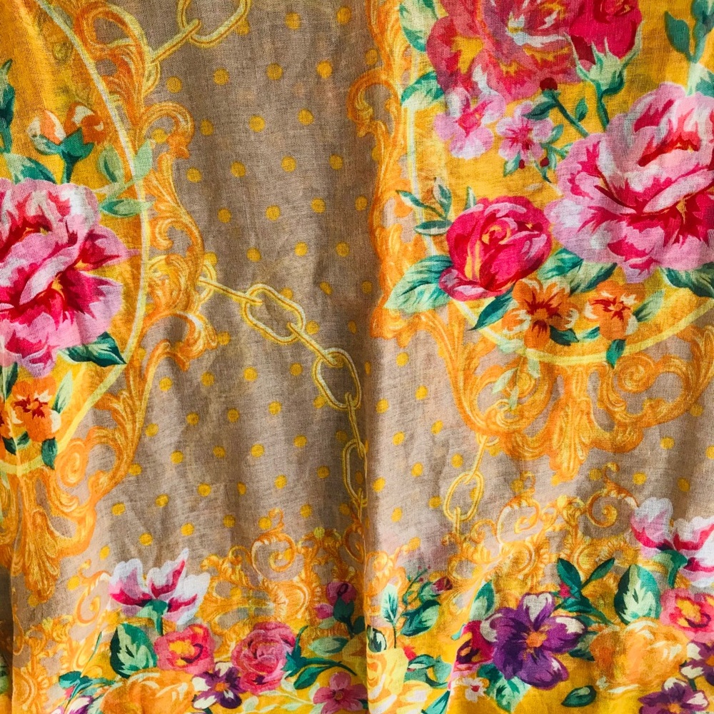 Floral Infinity Scarf - Picture 2 of 6
